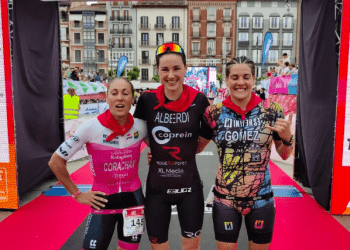 Fernando Zorrilla y Helene Alberdi, campeones de España de Triatlón MD