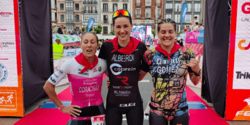 Fernando Zorrilla y Helene Alberdi, campeones de España de Triatlón MD