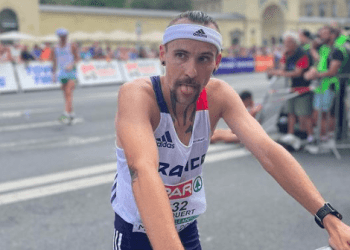 El duatleta Benjamín Choquert, sobresaliente en el Europeo de Maratón