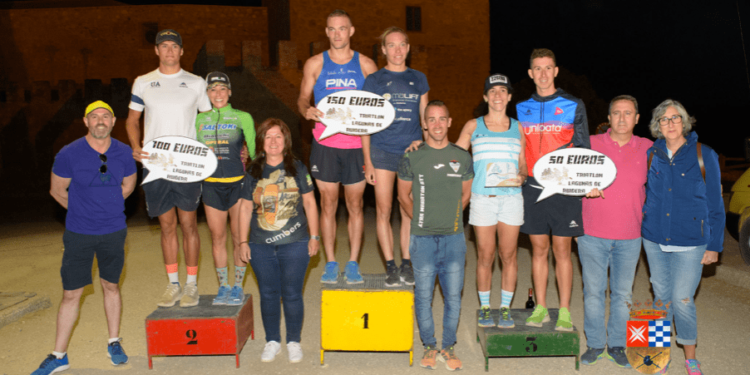 Xisca Tous y Adrián Salto vencen el II Triatlón Lagunas de Ruidera