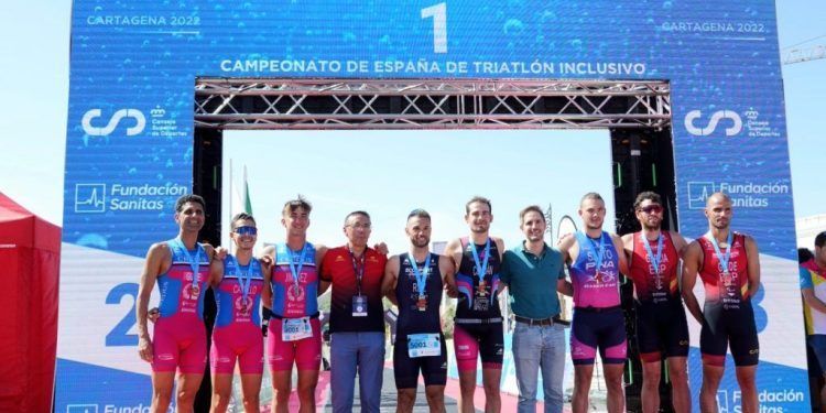 Ruiz/Cendán y Francés/Hidalgo se proclaman campeones de España de Triatlón Inclusivo