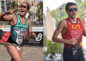 Alberto González y Noelia Juan se proclaman campeones de España de Triatlón Sprint