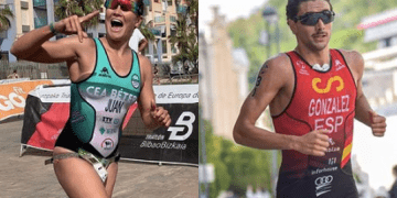 Alberto González y Noelia Juan se proclaman campeones de España de Triatlón Sprint