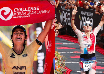 Lucy Charles y Sara Pérez: primer duelo de la temporada en el Volcano Triathlon
