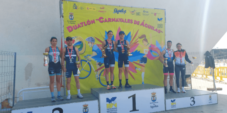 David Cantero y Sara Alemany vencen en Águilas el último clasificatorio de Duatlón