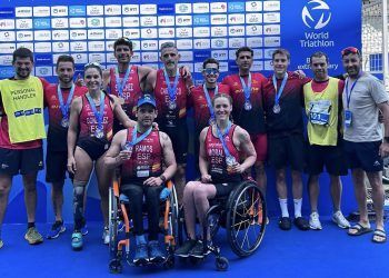 Ocho medallas para nuestros Paratriatletas en la Copa del Mundo de Abu Dhabi