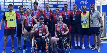 Ocho medallas para nuestros Paratriatletas en la Copa del Mundo de Abu Dhabi
