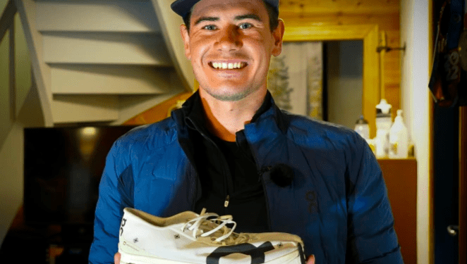Gustav Iden: primera víctima de la nueva normativa de zapatillas en Triatlón