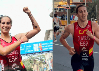 Nan Oliveras y Cecilia Santamaría, los mejores españoles en Melilla