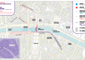 Presentados los circuitos de Triatlón para los JJOO París 2024