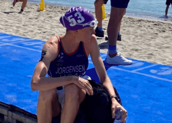 Gwen Jorgensen recibe en Cagliari el mayor revés de su carrera deportiva