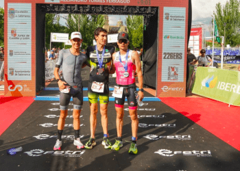 Fernando Zorrilla y Marta Sánchez: campeones de España de Triatlón Media Distancia
