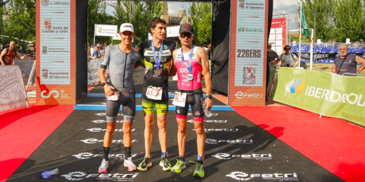 Fernando Zorrilla y Marta Sánchez: campeones de España de Triatlón Media Distancia