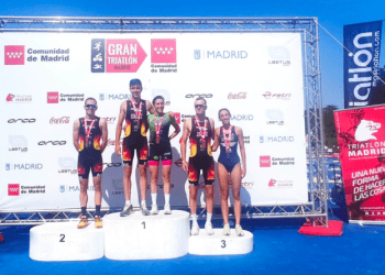 Juan González y María Teresa Jiménez-Orta vencen el clasificatorio de Triatlón Sprint de Madrid