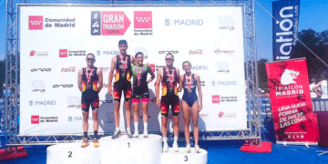 Juan González y María Teresa Jiménez-Orta vencen el clasificatorio de Triatlón Sprint de Madrid