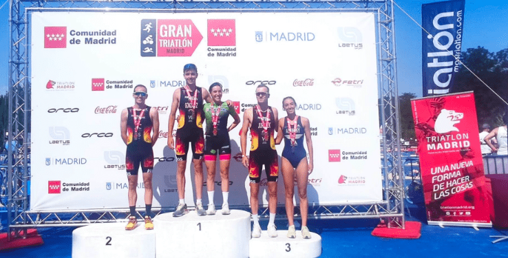 Juan González y María Teresa Jiménez-Orta vencen el clasificatorio de Triatlón Sprint de Madrid