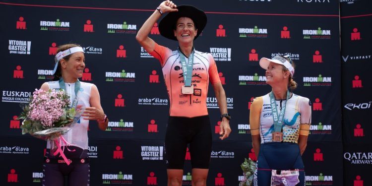 Gurutze Frades arrasa en el IRONMAN Vitoria-Gasteiz