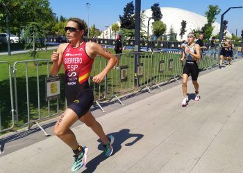 Sara Guerrero se queda a un segundo de la gloria en el Europeo de Triatlón Sprint