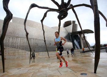 Todo preparado para una edición más del Bilbao Triathlon