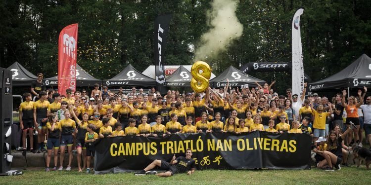 Finaliza una VIII edición de récord del «Campus de Triatlón Nan Oliveras»
