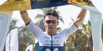 Javier Gómez Noya y Marta Sánchez revientan el Epic Triathlon