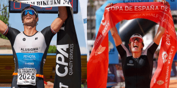 Pello Osoro y Laura Gómez: reyes del Triatlón de Media y Larga Distancia nacional