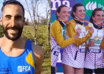 Espectaculares Chente Hernández y María Varo en el Nacional de Campo a Través