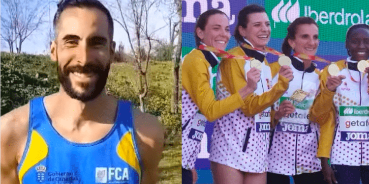 Espectaculares Chente Hernández y María Varo en el Nacional de Campo a Través