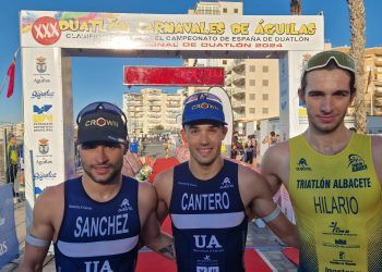 Cantero y Pintanel imponen su ley en el clasificatorio de Duatlón de Águilas