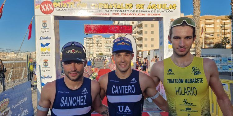 Cantero y Pintanel imponen su ley en el clasificatorio de Duatlón de Águilas