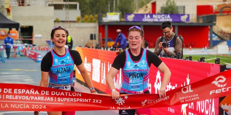 Náutico de Narón y Trifluvial campeones de España de Duatlón Relevos/Parejas