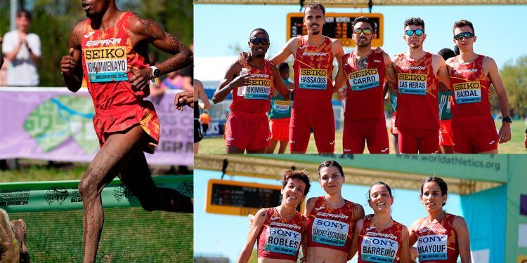 España brilla en el Mundial de Cross rozando el podio con el triatleta Baidal en liza