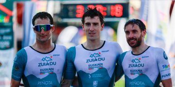 Fernando Zorrilla y Helene Alberdi arrasan en el Duatlón de Zuia