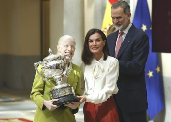 Susana Rodríguez recibe el premio a la mejor deportista española del año