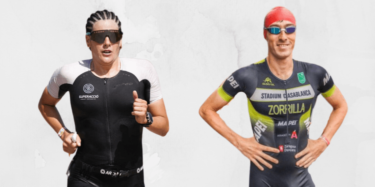 Fernando Zorrilla y Laura Gómez: campeones de España de Triatlón Media Distancia