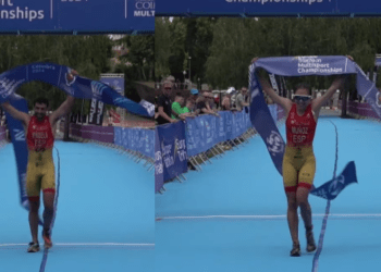 Kevin Viñuela y Marina Muñoz se proclaman campeones de Europa de Triatlón Cross