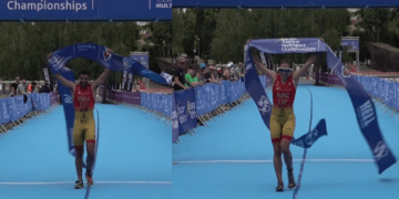 Kevin Viñuela y Marina Muñoz se proclaman campeones de Europa de Triatlón Cross