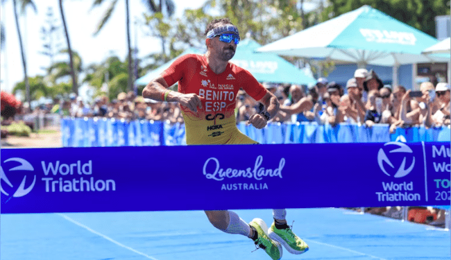 Antonio Benito campeón del mundo de Triatlón Larga Distancia