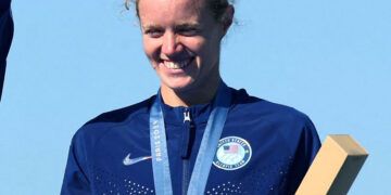 Final feliz para Taylor Knibb en París con tres participaciones olímpicas