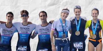 Joan Reixach y Laura Gómez se hacen con la Copa de España de Triatlón MD/LD