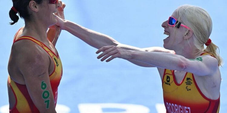Cuatro medallas para España en las pruebas de Triatlón Paralímpico