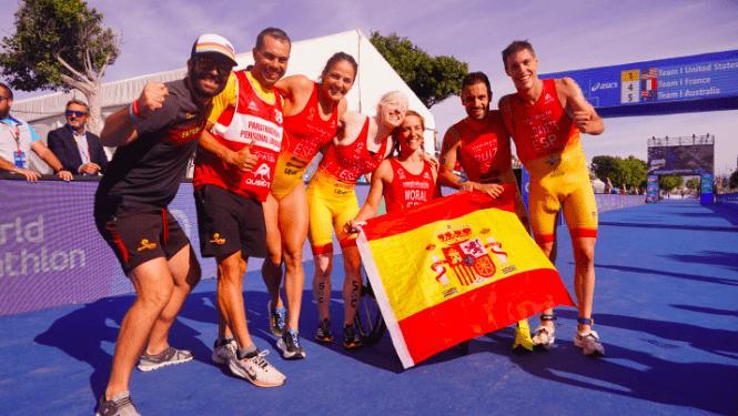 Bronce para España en el Mundial de Relevos Mixtos de Paratriatlón