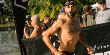 Antonio Benito: primer aviso de su nivel en la Ho’ala Swim de Kona