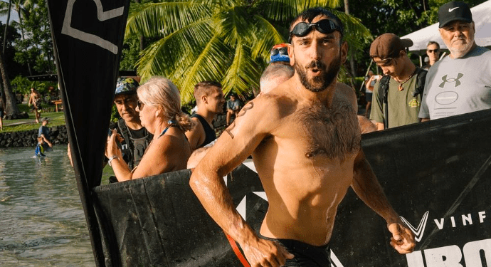 Antonio Benito: primer aviso de su nivel en la Ho’ala Swim de Kona
