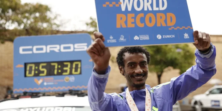 Cae en Valencia el récord del mundo de medio maratón