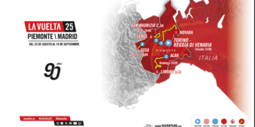 La Vuelta Ciclista a España 2025 disputará sus tres primeras etapas en Piamonte (Italia)