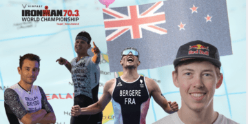 Frenéticos duelos triatletas Corta .VS. Media esperan en el Mundial 70.3 masculino