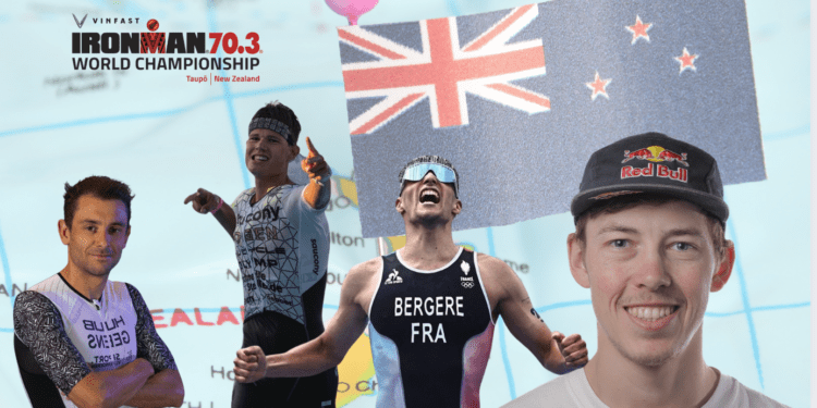 Frenéticos duelos triatletas Corta .VS. Media esperan en el Mundial 70.3 masculino