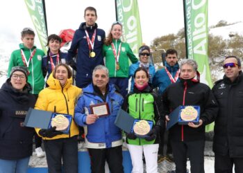 Marta Borbón y Miguel López se llevan el Campeonato de España de Triatlón de Invierno de Reinosa