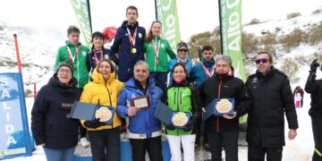 Marta Borbón y Miguel López se llevan el Campeonato de España de Triatlón de Invierno de Reinosa
